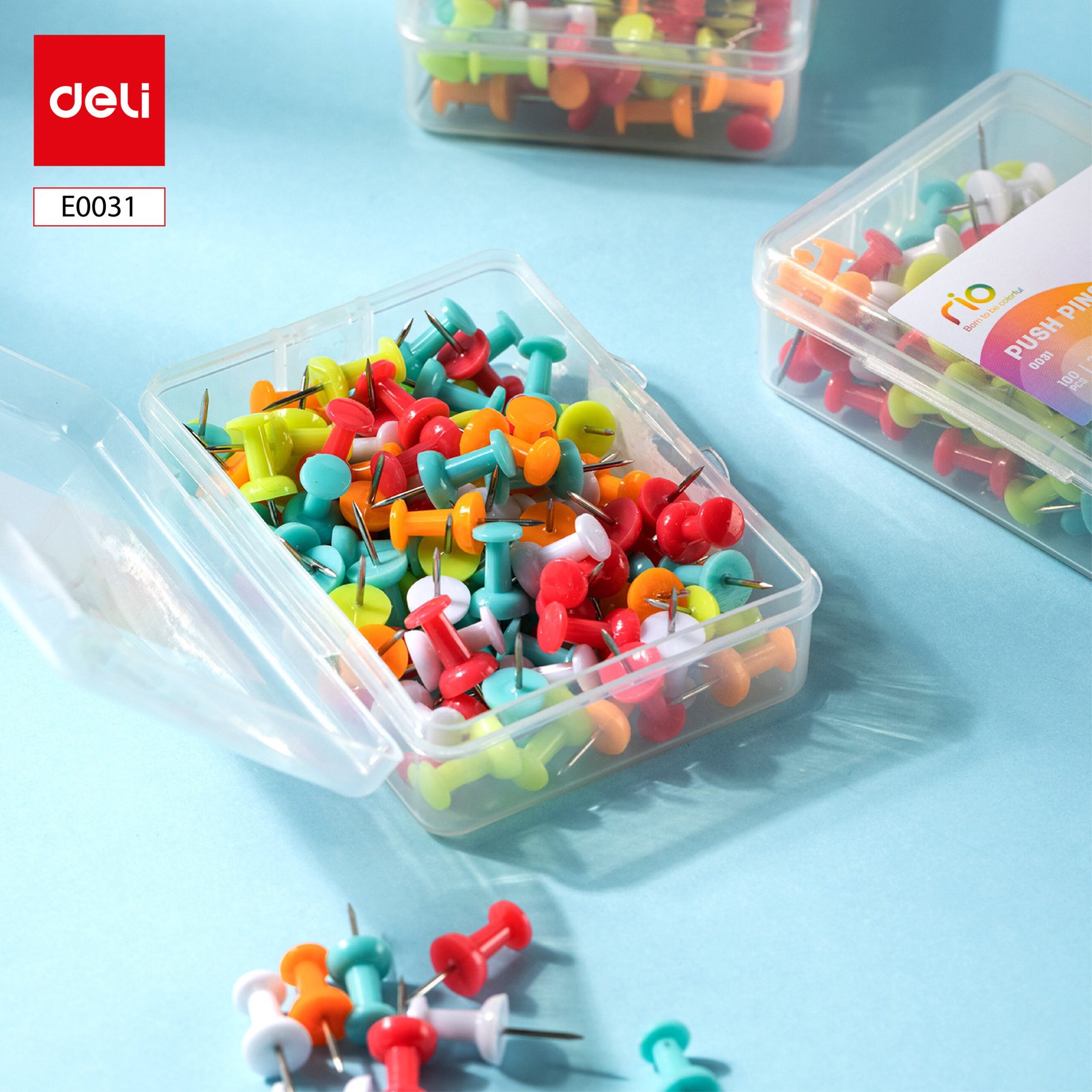 ديلي دبوس تثبيت بمقبض - 23 مم - ألوان مختلفة - E0031