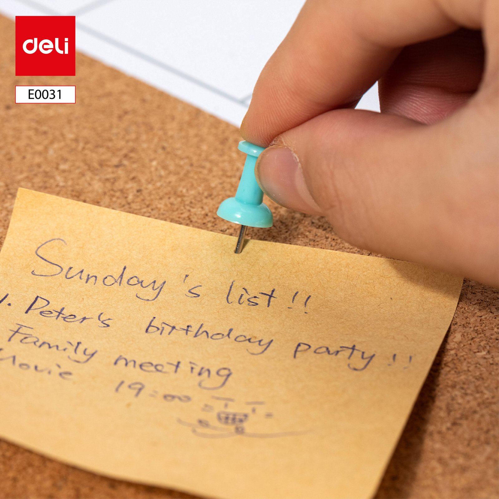 ديلي دبوس تثبيت بمقبض - 23 مم - ألوان مختلفة - E0031