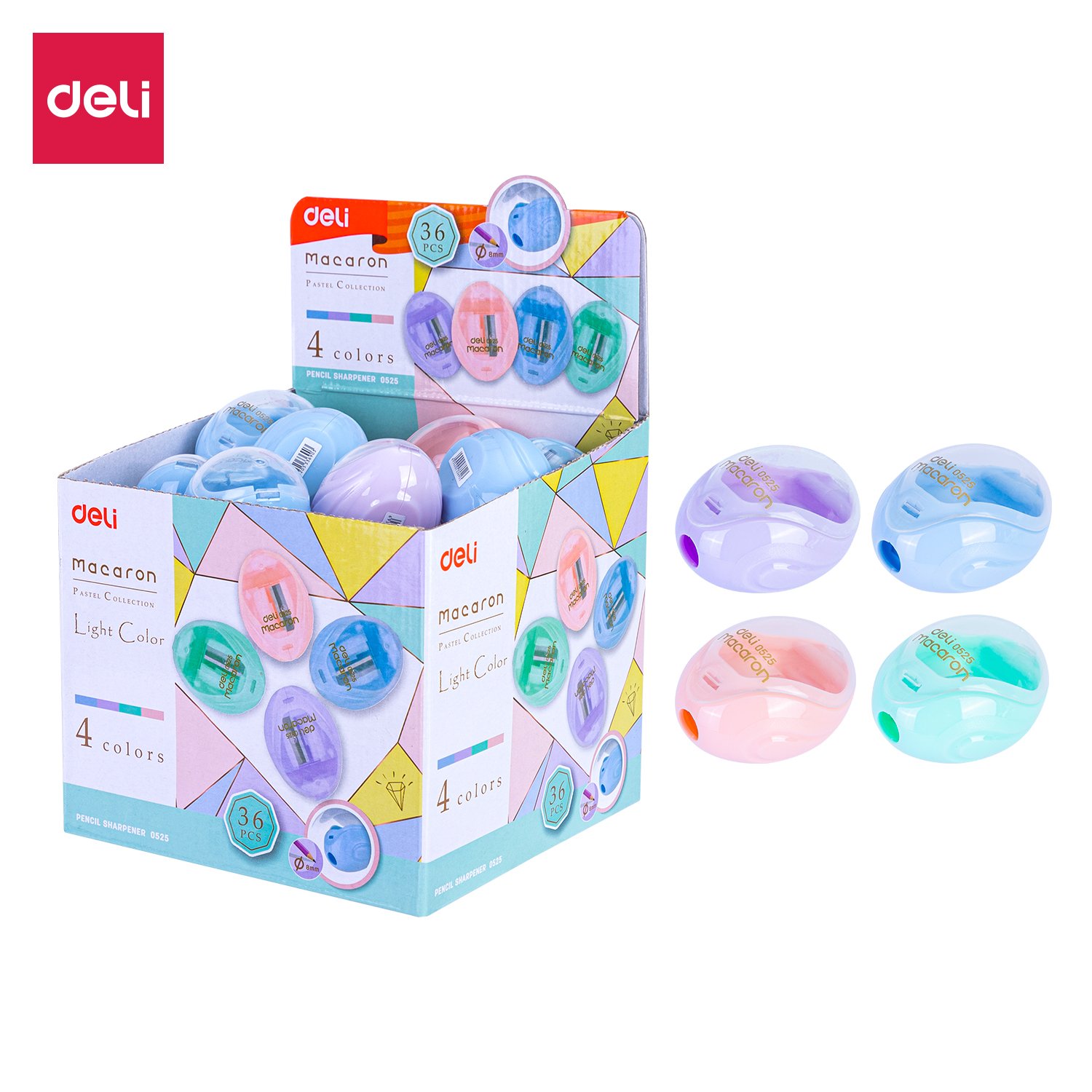 ديلي مبراة خزان - ماكرون - ألوان فواتح E0525