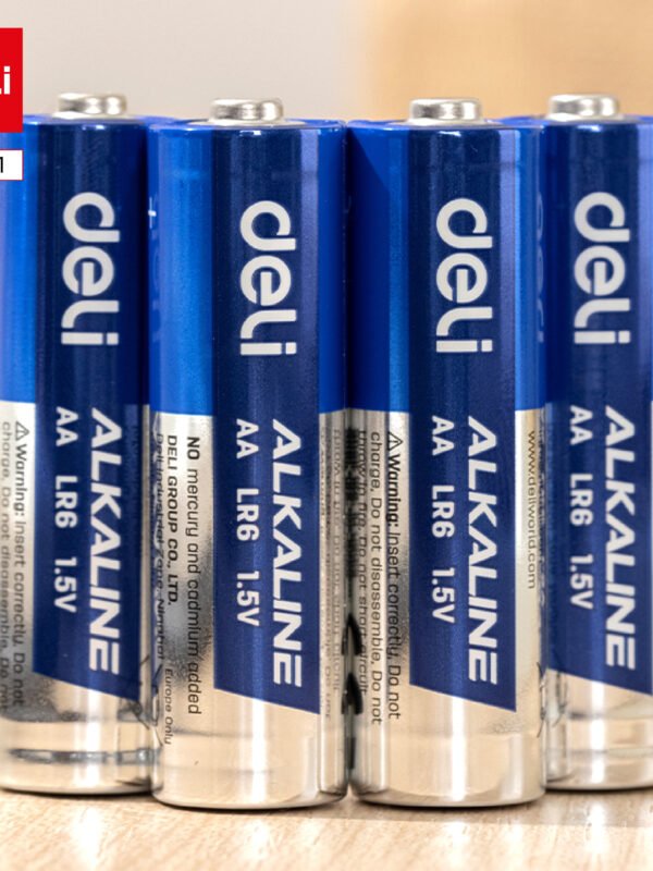 E18501 (2) ديلي بطارية AA ألكالاين - 4 قطع - 1.5v - أزرق - E18501