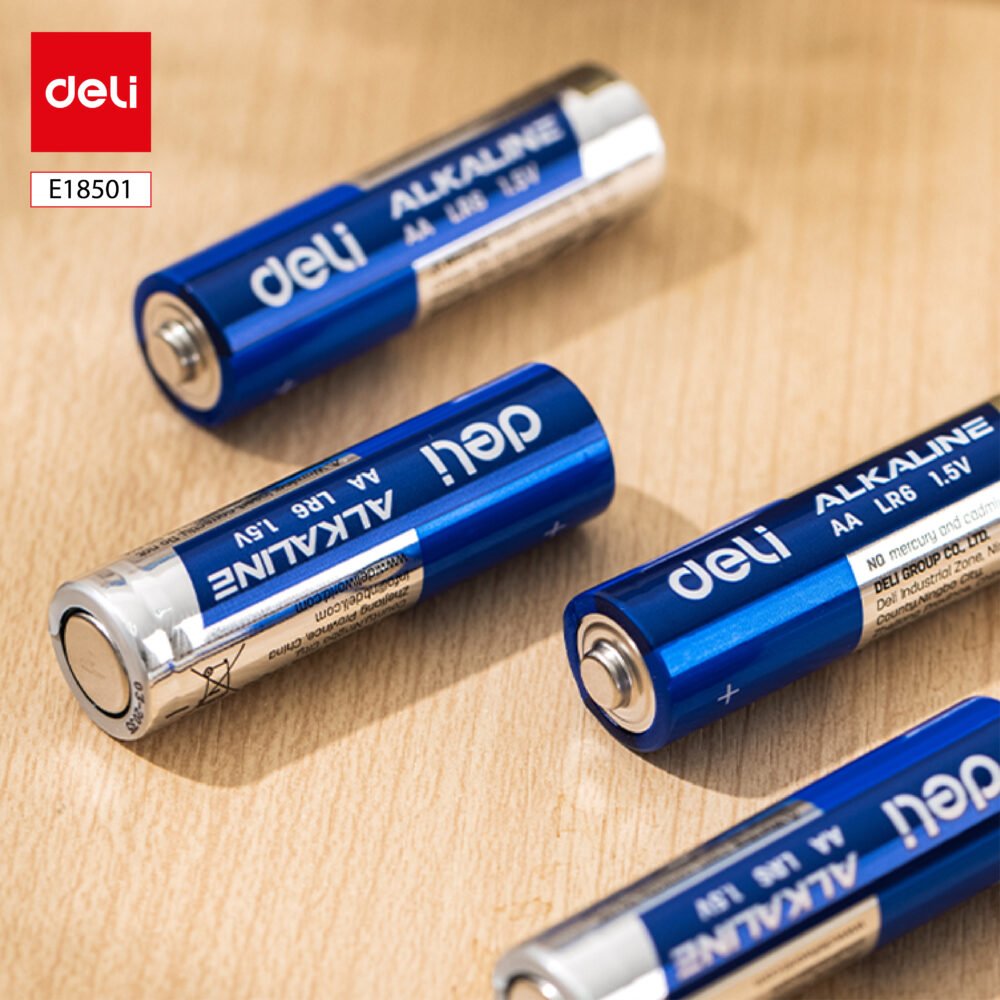 ديلي بطارية AA ألكالاين - 4 قطع - 1.5v - أزرق - E18501