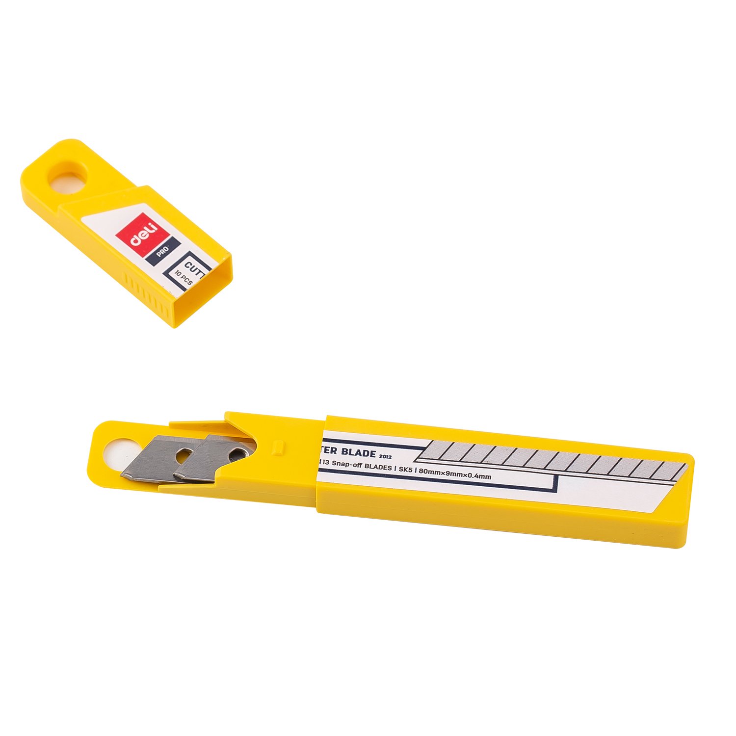 E2012- (2) ديلي نصلة مشرط رفيع - علبة 10 قطع - نصلة 13 رأس - 80×9×0.4 مم E2012