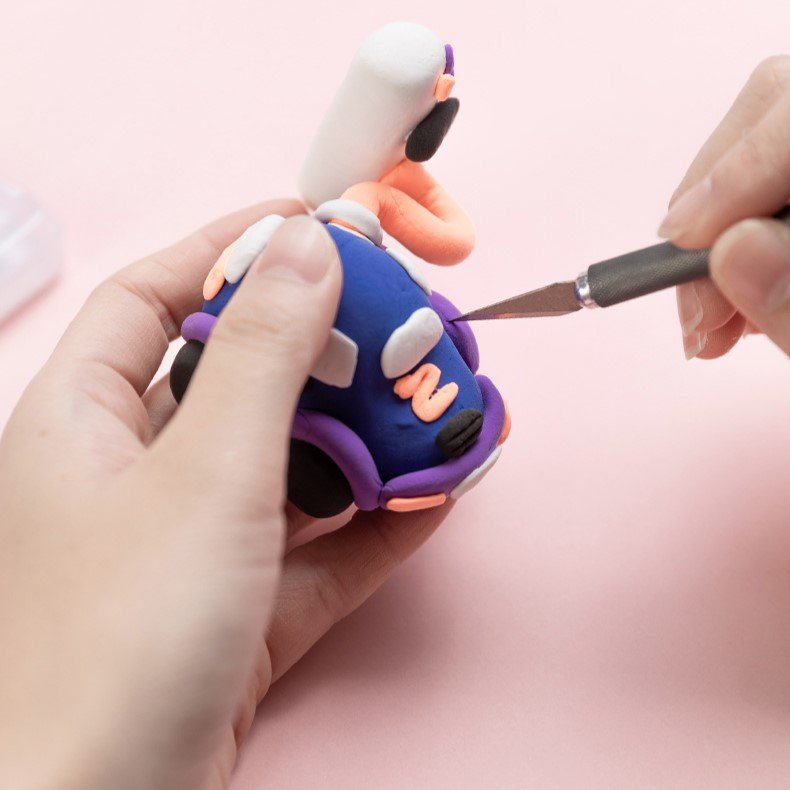 E2102 (5) ديلي سكين نحت - الطول: 148 مم، 10 شفرات - فضي، رمادي - E2102