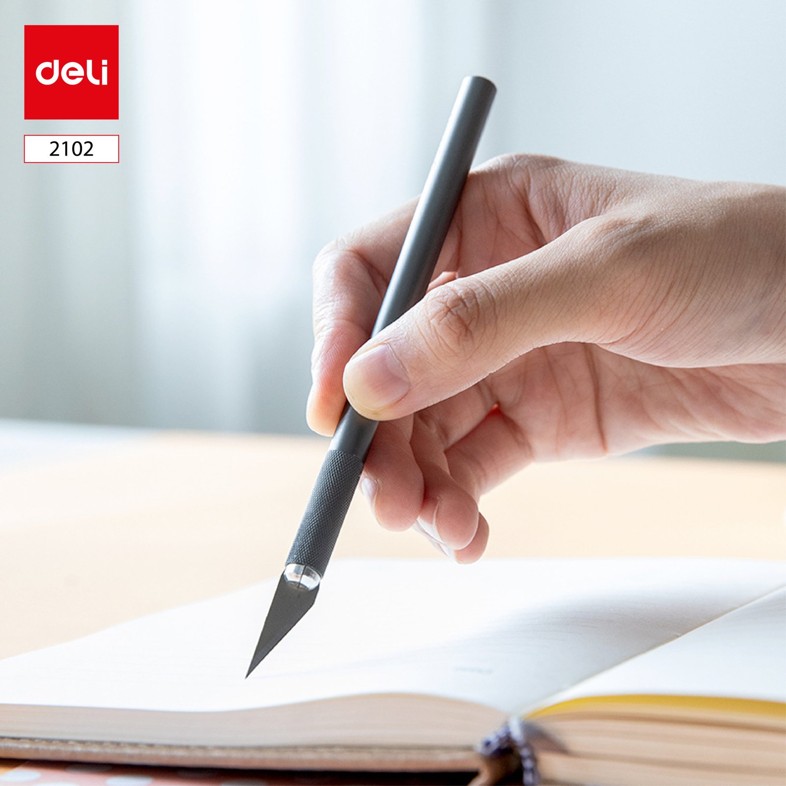 E2102 5 (5) ديلي سكين نحت - الطول: 148 مم، 10 شفرات - فضي، رمادي - E2102