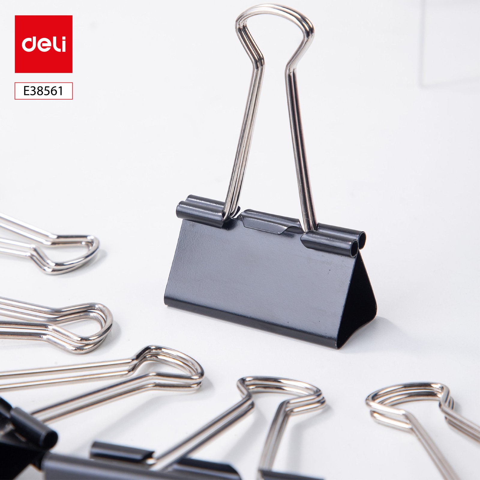 ديلي ملقط ورق - 51 مم - أسود - E38561