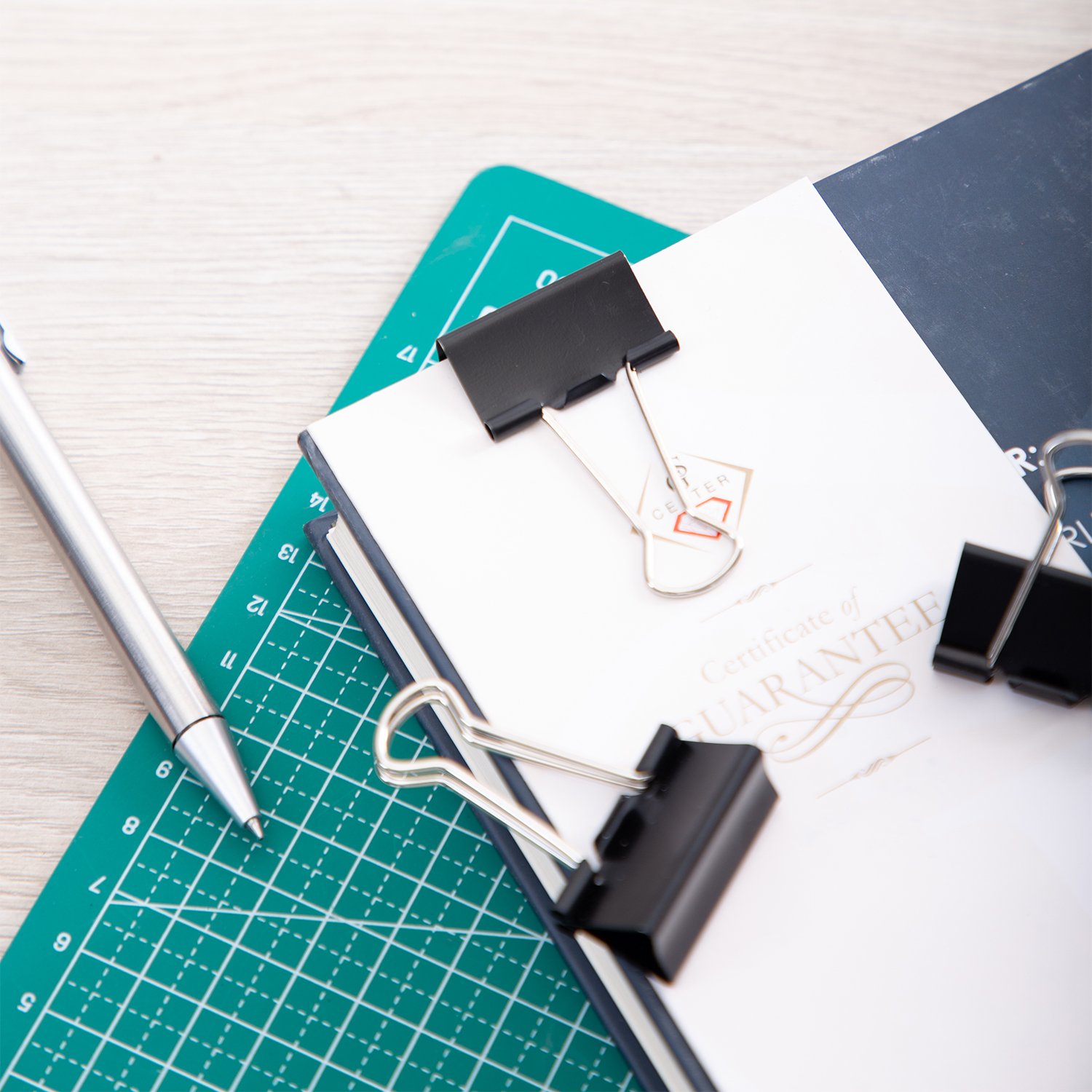 ديلي ملقط ورق - 32 مم - أسود - E38563