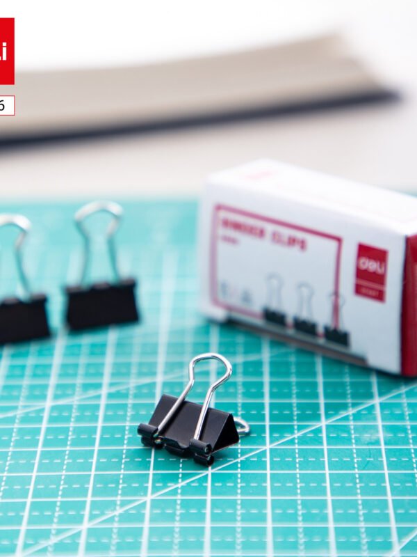 ديلي ملقط ورق - 15 مم - أسود - E38566