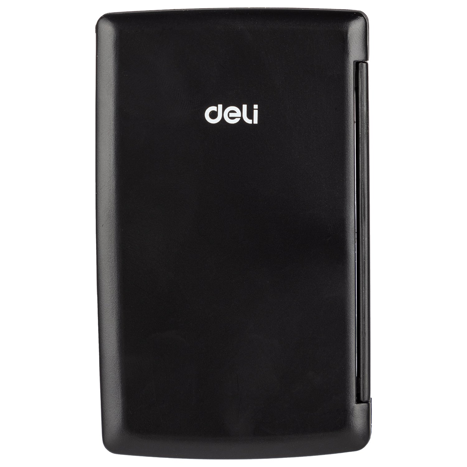 ديلي ألة حاسبة جيب بغطاء - مصدرين طاقة - 8 خانات - أسود E39219