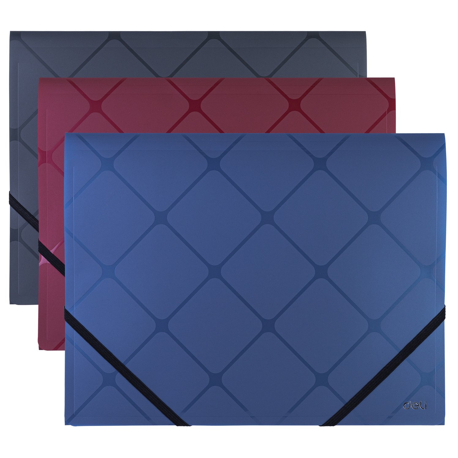 ديلي مصنف جيبة مطبع معينات - قياس A4 - إغلاق بمطاط - ألوان مختلفة E39621