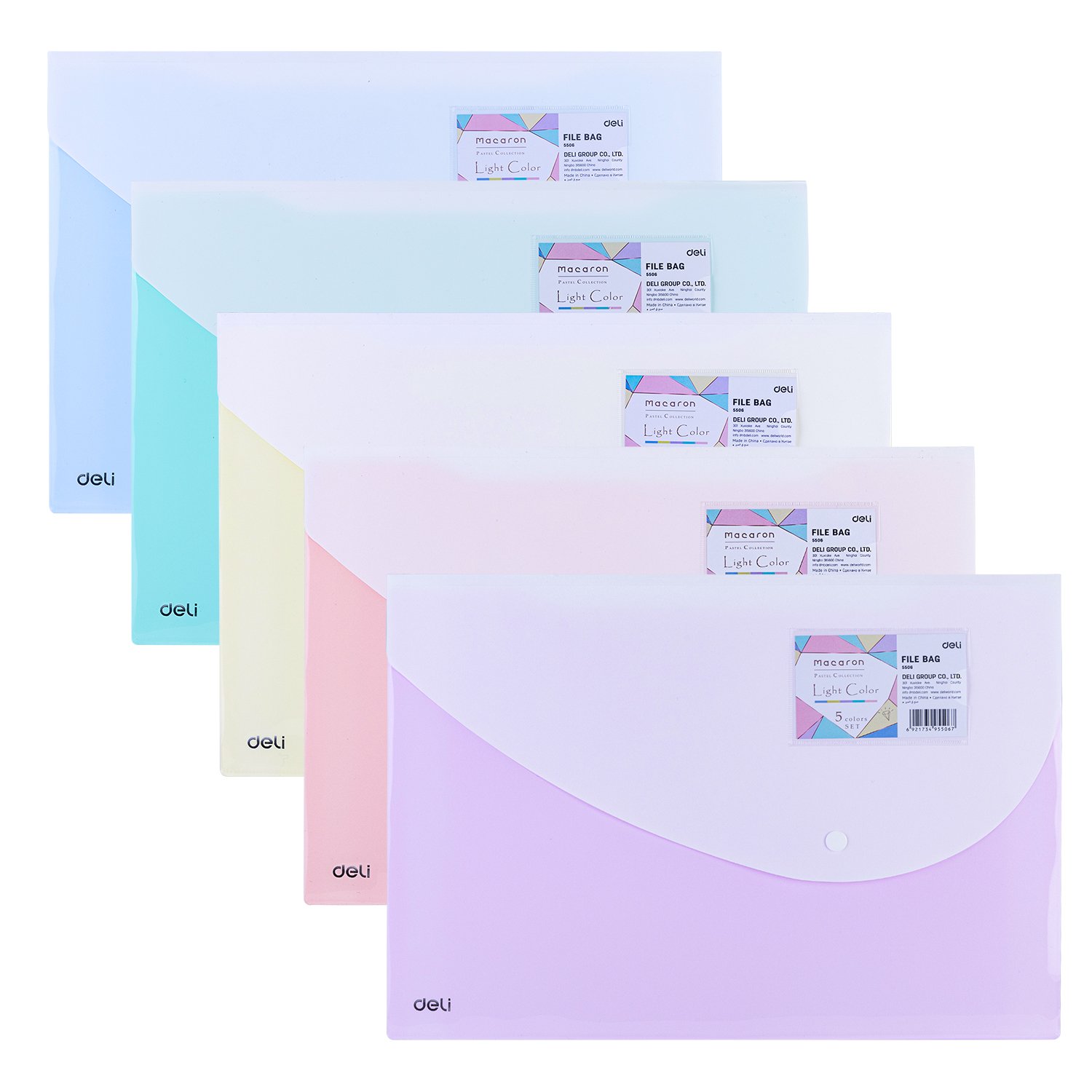 ديلي مصنف كبسة - قياس FC - ألوان باستل (زهر/أصفر/أخضر/أزرق/برتقالي) E5506