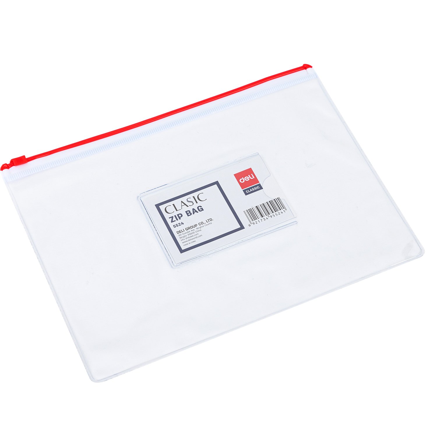 ديلي مصنف سحاب - قياس A5 - شفاف سحاب ملون E5524