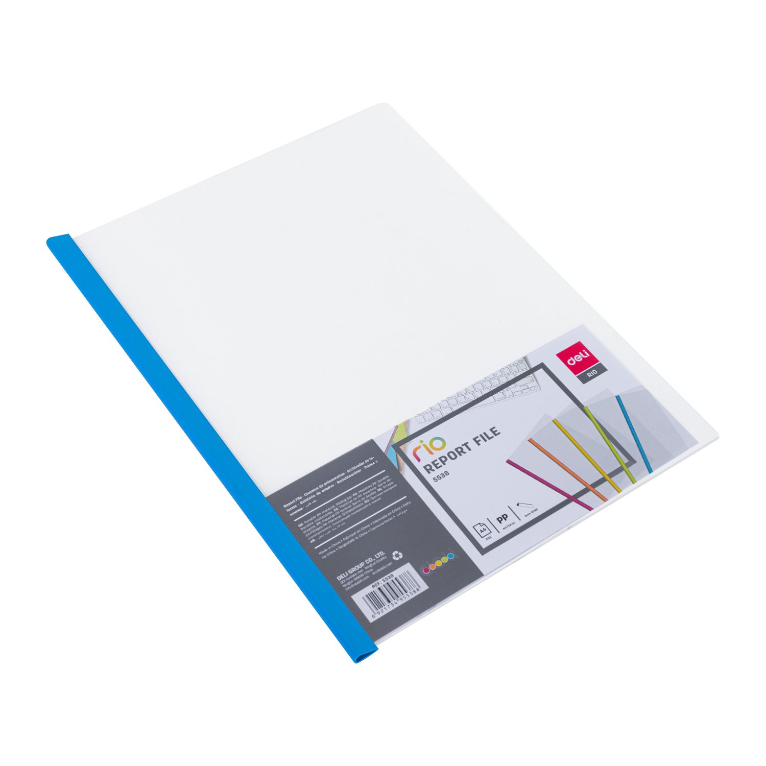 ديلي مصنف عظمة - قياس A4 - غلاف شفاف - ألوان مختلفة E5538
