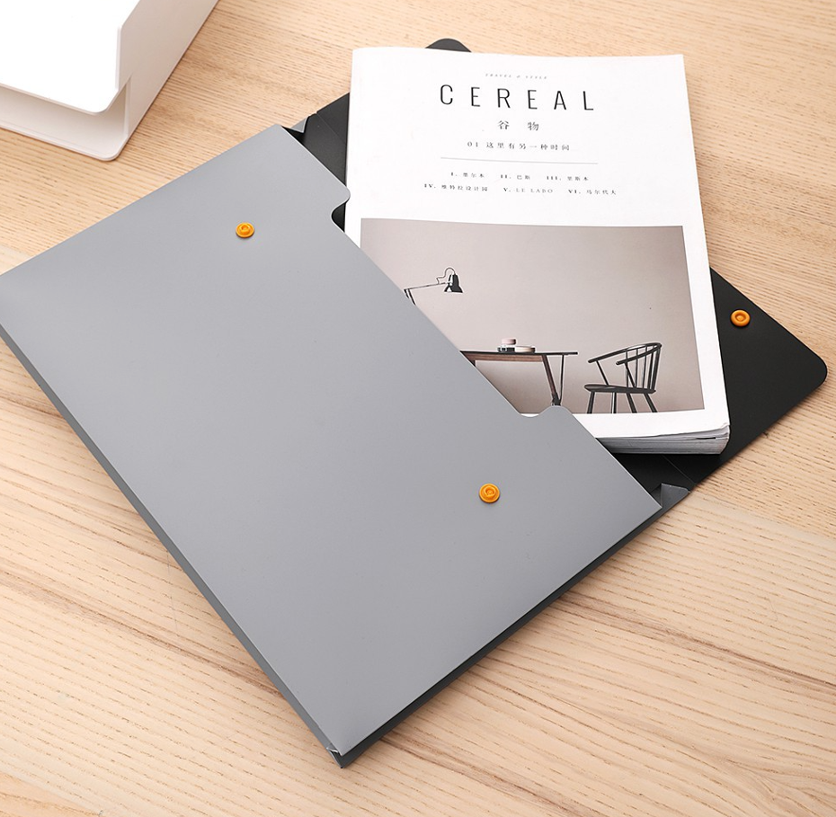 ديلي مصنف كبسة - قياس A4 - فضي E5576