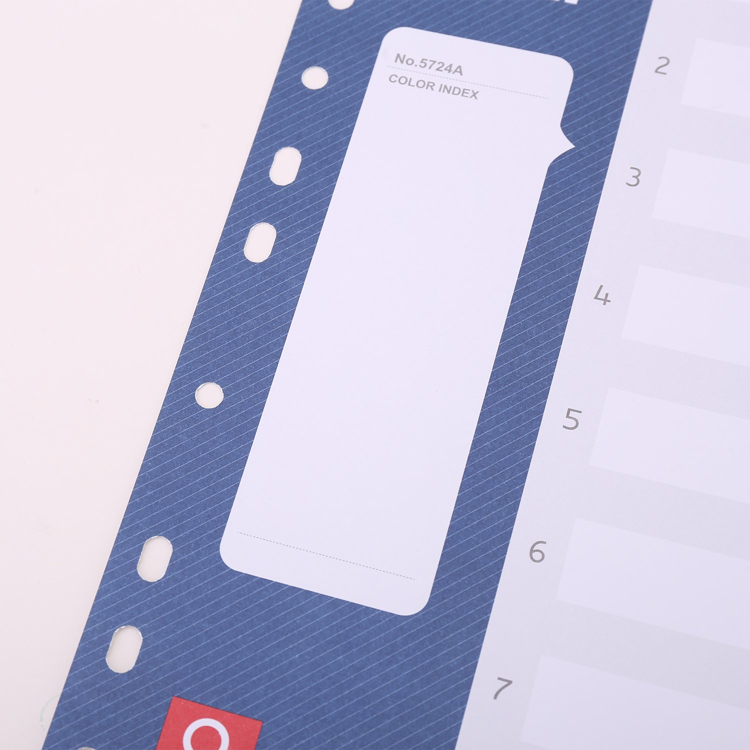 ديلي أطباق فواصل وفهرسة مصنف - 10 فاصل - قياس A4 - ملون E5724A