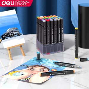 ديلي سكيتش ماركر - طرفين - مع حقيبة - مجموعة 30 قلم - E70806-30