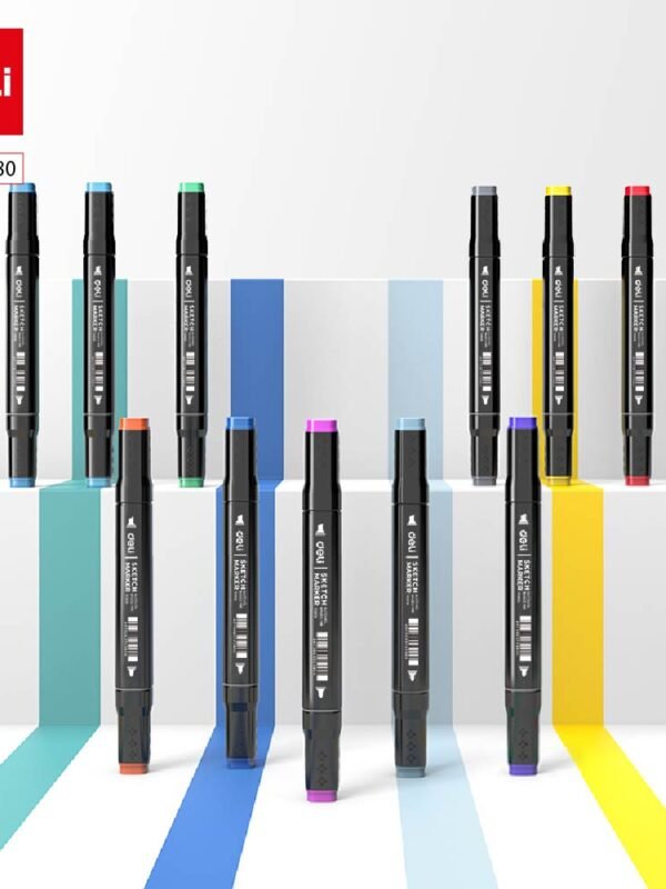 ديلي سكيتش ماركر - طرفين - مع حقيبة - مجموعة 80 قلم - E70806-80