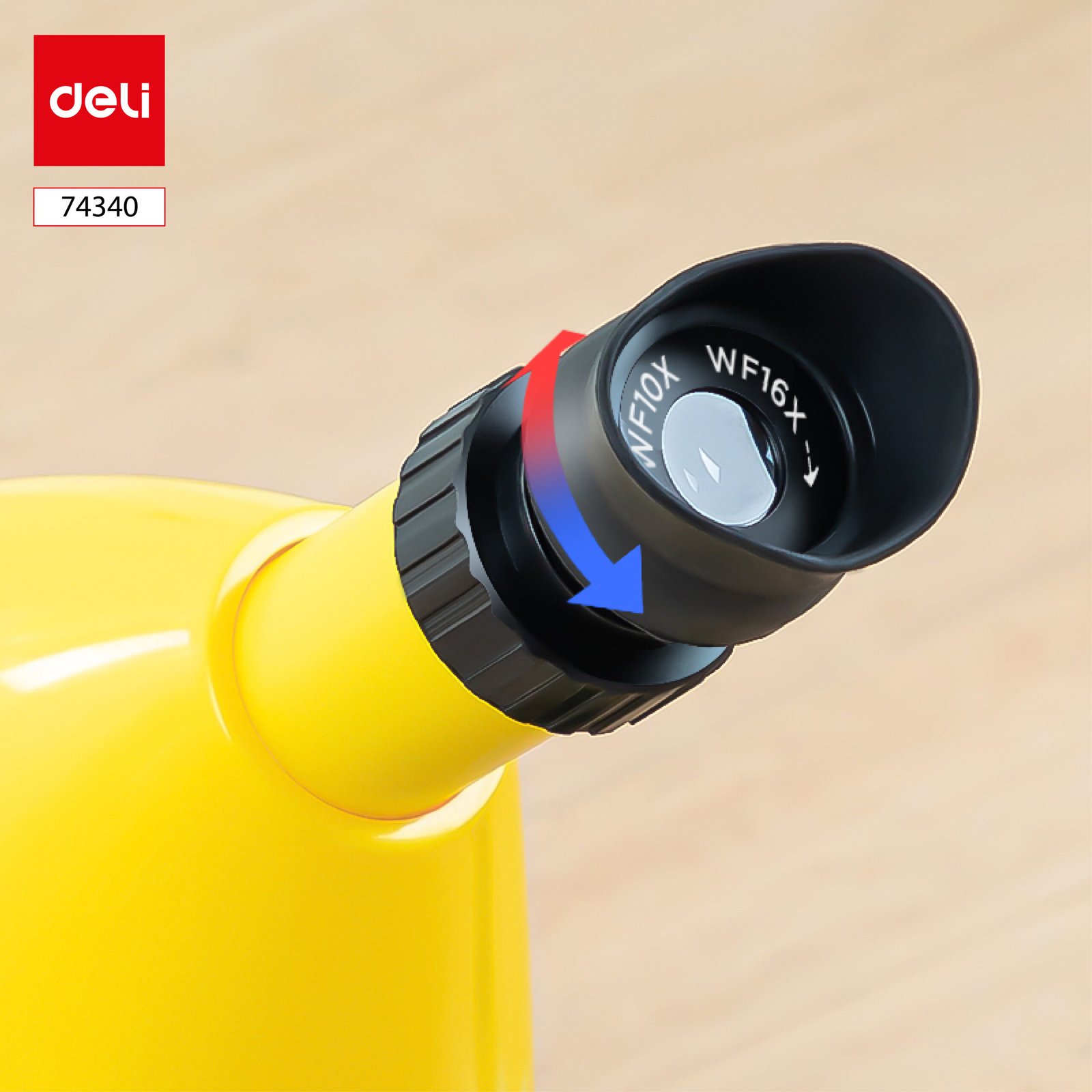 ديلي مجهر علمي - للأطفال - أصفر - E74340