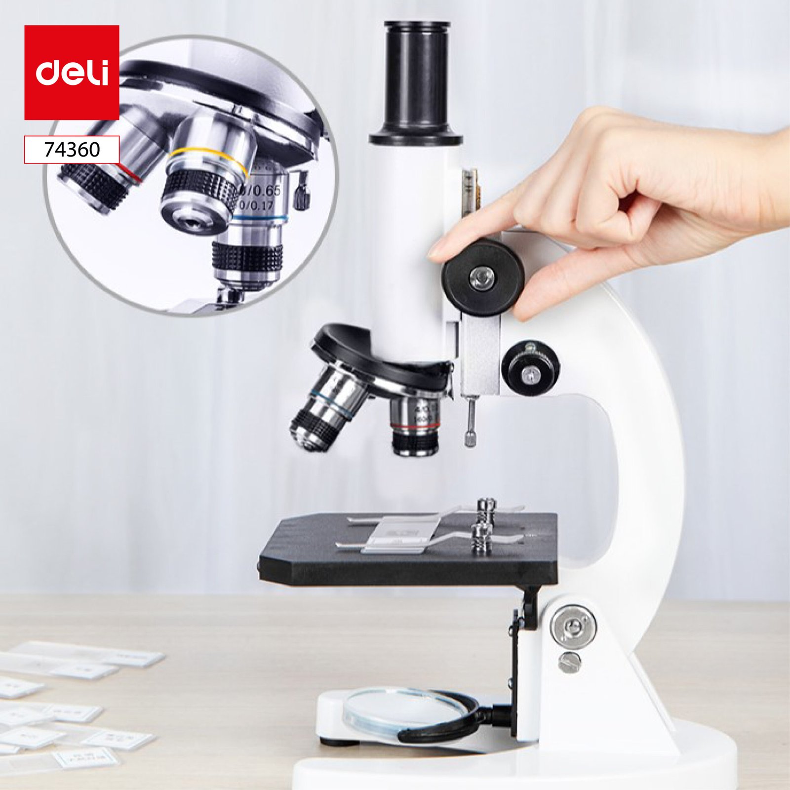 ديلي مجهر علمي - للأطفال - فضي - E74360