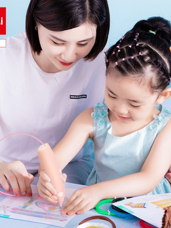 E74865 (1) ديلي مجموعة مواد لطابعة الرسم ثلاثية الأبعاد - 3 أمتار - 5 ألوان - E74865