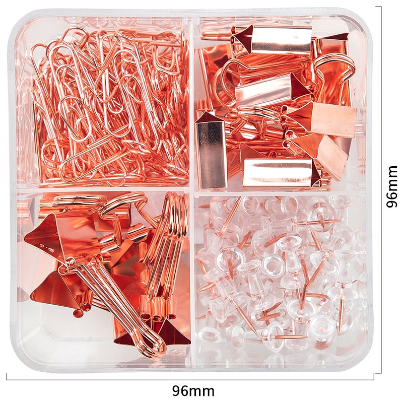 ديلي مجموعة تنظيم مكتب - مشبك، دبوس، ملقط - ذهبي - E78551