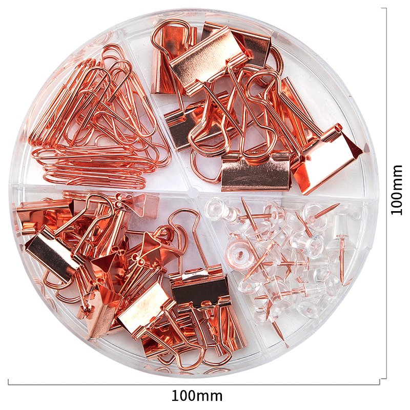 ديلي ملقط ورق - نمرة 3 - 32 مم - أحمر/أصفر/أخضر/أزرق - E8553C