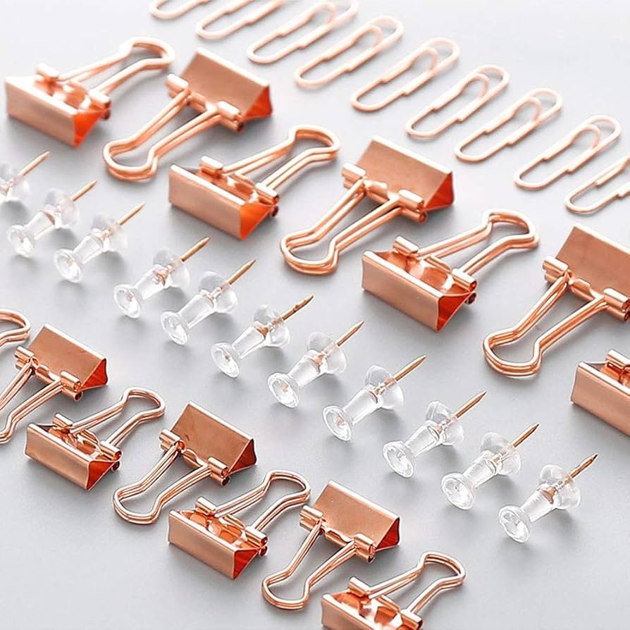 ديلي ملقط ورق - نمرة 3 - 32 مم - أحمر/أصفر/أخضر/أزرق - E8553C