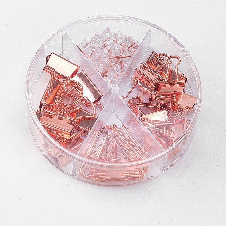 ديلي ملقط ورق - نمرة 3 - 32 مم - أحمر/أصفر/أخضر/أزرق - E8553C