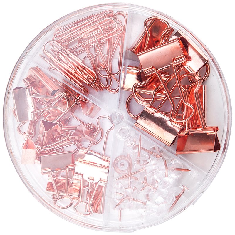 ديلي ملقط ورق - نمرة 3 - 32 مم - أحمر/أصفر/أخضر/أزرق - E8553C