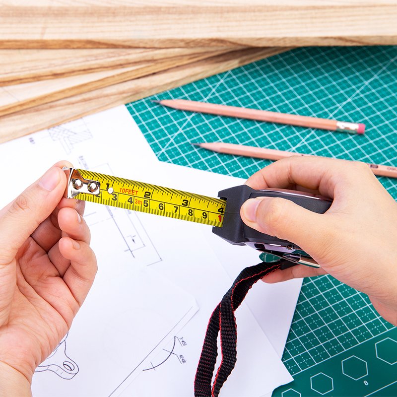 ديلي شريط قياس - 3 م - رمادي - E79550