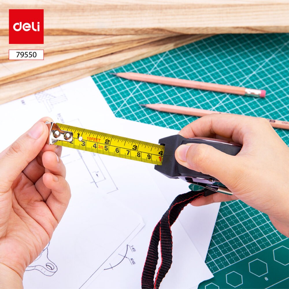 ديلي شريط قياس - 3 م - رمادي - E79550