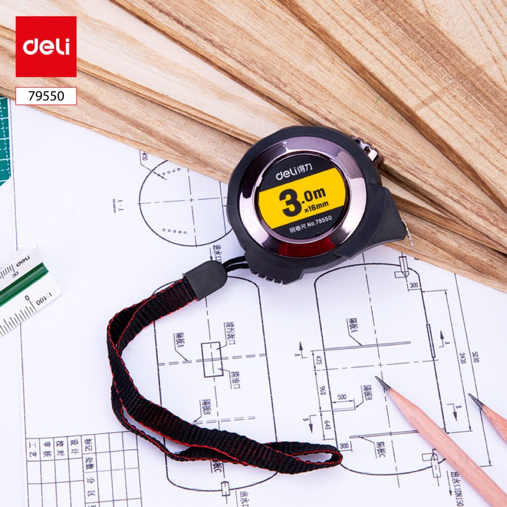 ديلي شريط قياس - 3 م - رمادي - E79550