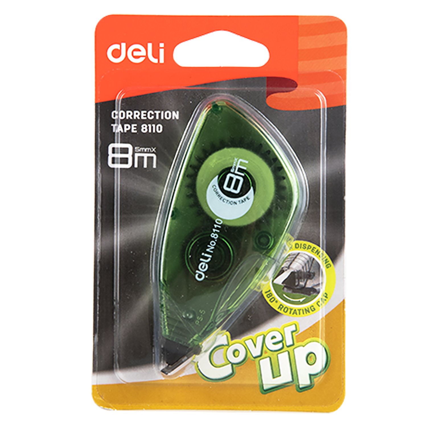 E8110 (3) ديلي شريط تصحيح 5مم*8م - شفاف ملون E8110