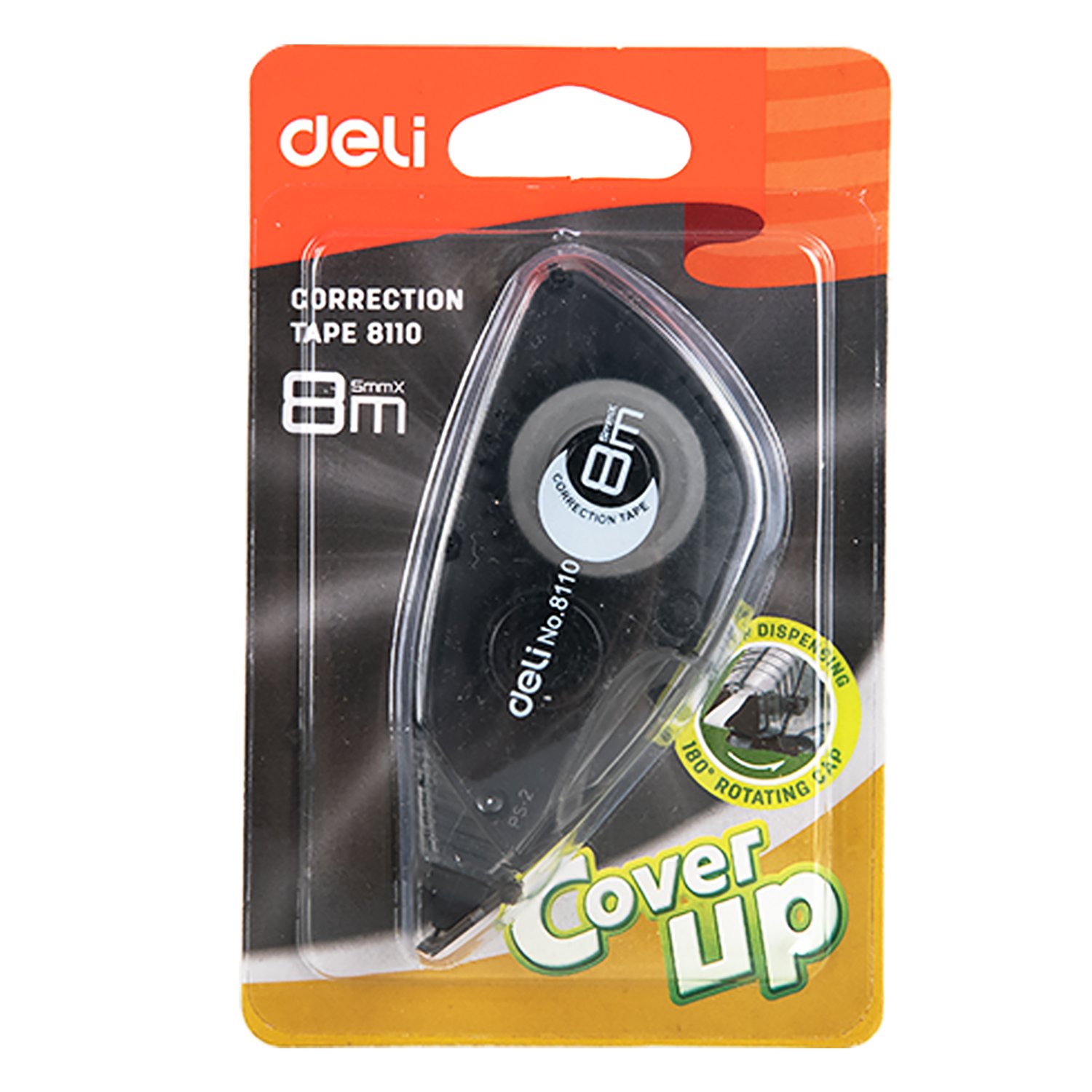 E8110 (4) ديلي شريط تصحيح 5مم*8م - شفاف ملون E8110