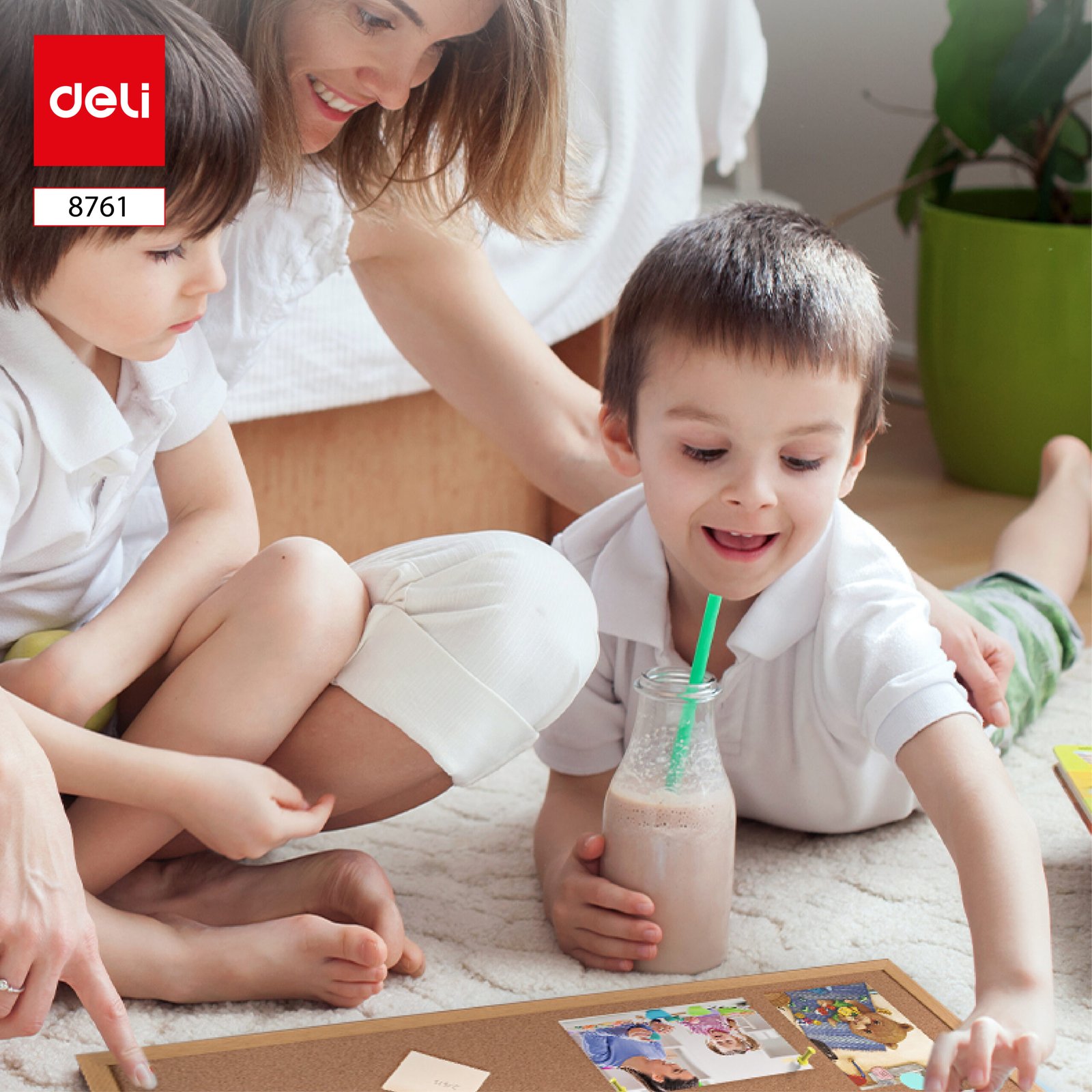 E8761 (5) ديلي لوح تعليق - 30*40 سم - لون خشبي - E8761