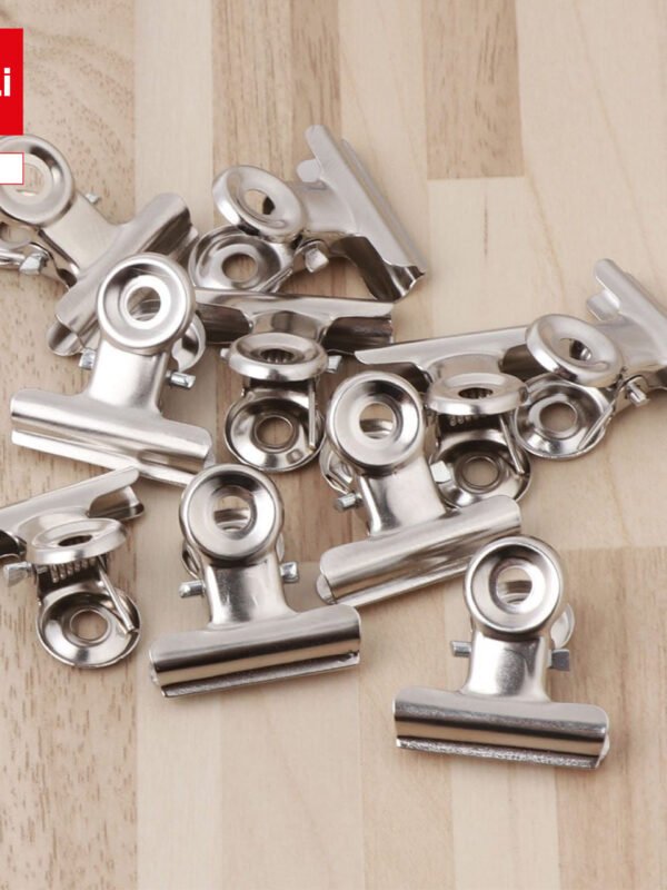 E9525 (1) ديلي ملقط ورق صناعي - 29 مم - فضي - E9525