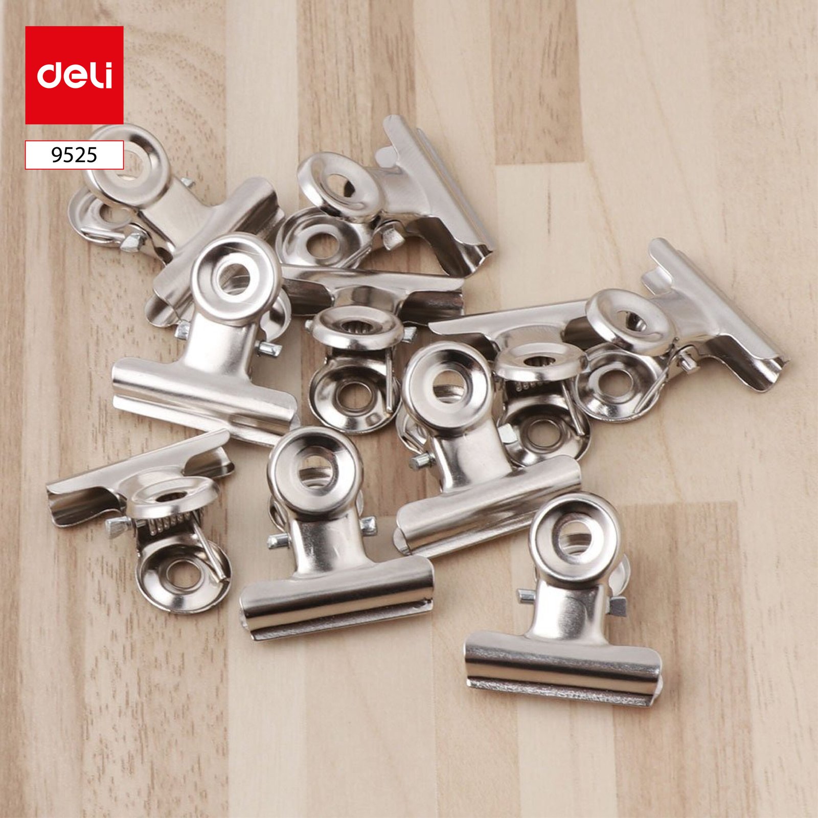 ديلي ملقط ورق صناعي - 29 مم - فضي - E9525