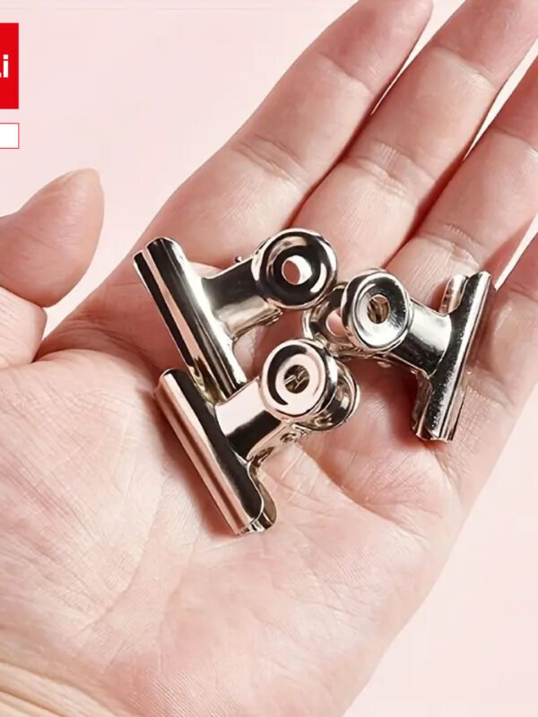 ديلي ملقط ورق صناعي - 19 مم - فضي -E9526