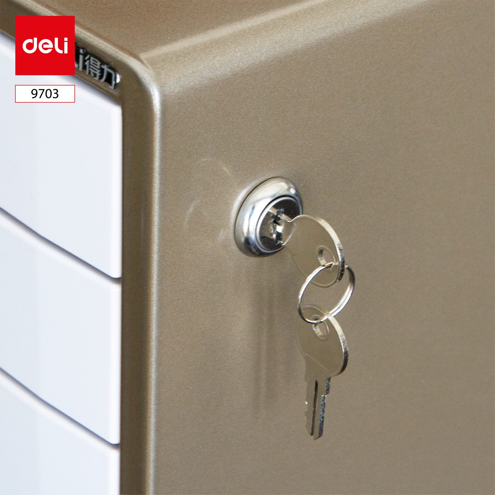 E9703 (1) ديلي خزانة ملفات - 7 دروج - رمادي - 9703