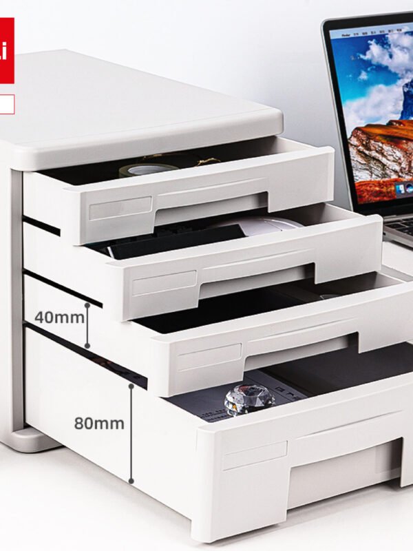 E9772 (4) ديلي خزانة ملفات - 4 دروج - رمادي - E9772