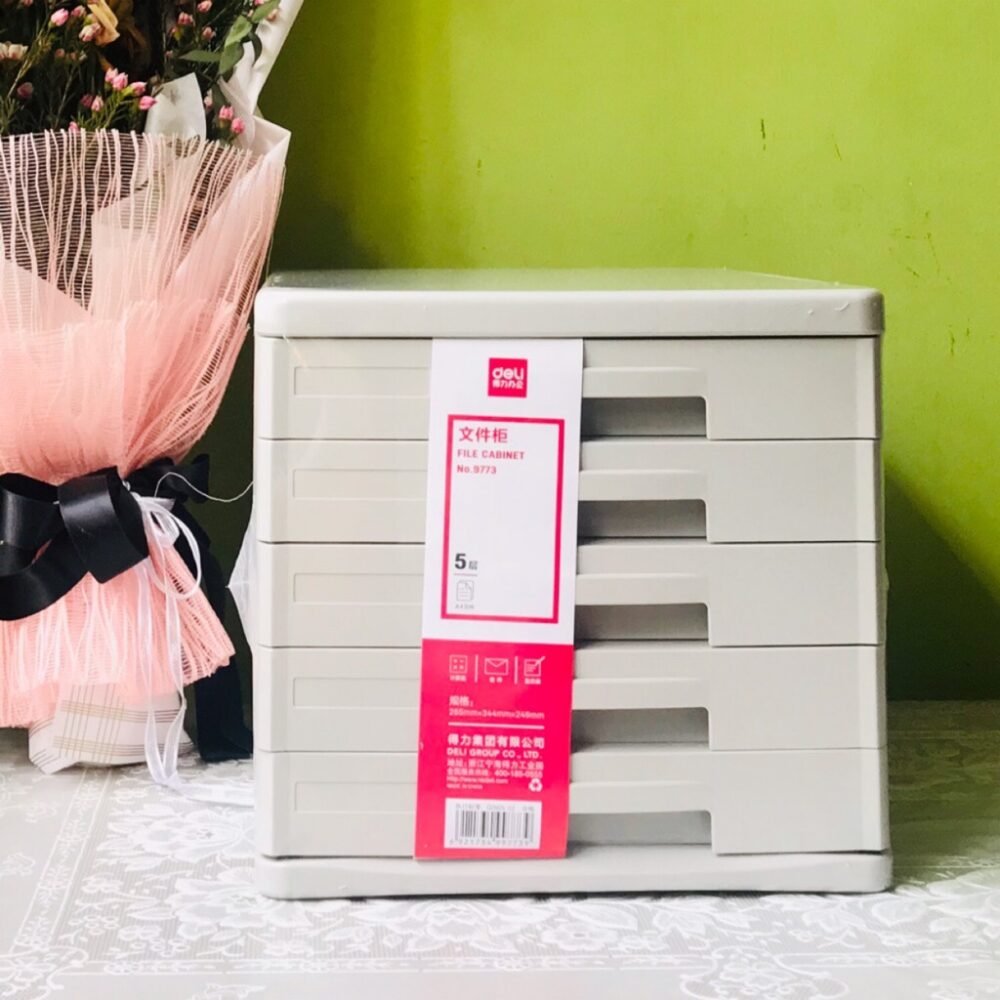 E9773 (3) ديلي خزانة ملفات - 5 دروج - رمادي - E9773