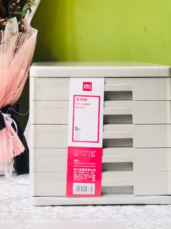 E9773 (3) ديلي خزانة ملفات - 5 دروج - رمادي - E9773