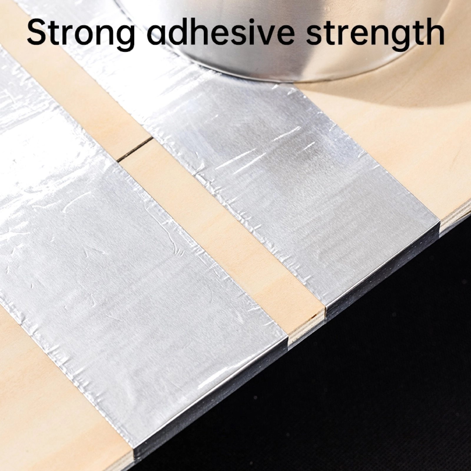 EA651 (2) ديلي بكرة شريط لاصق 10 متر - قصدير - عرض 60 مم - فضي - EA651