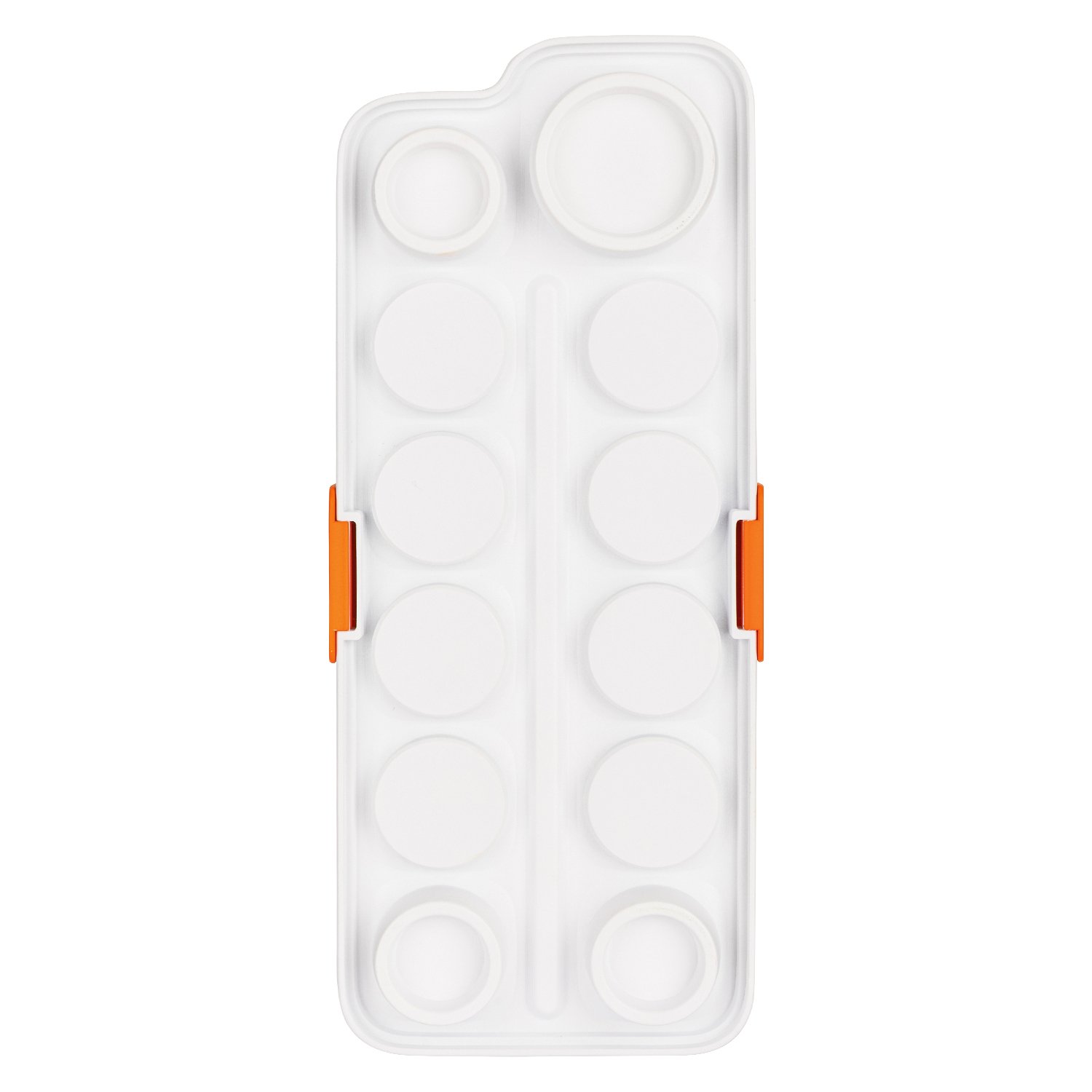 ديلي تلوين مائي حجري - كريستال - قطر دائرة اللون 28 مم - 12 لون - مع فرشاة EC10-12