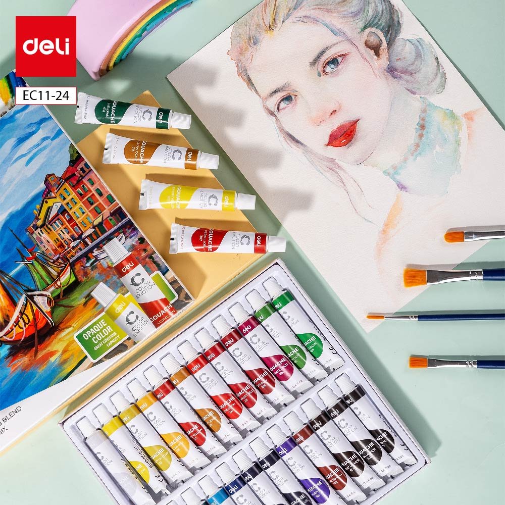ديلي تلوين غواش - عصارة 12 مل - 24 لون - EC11-24