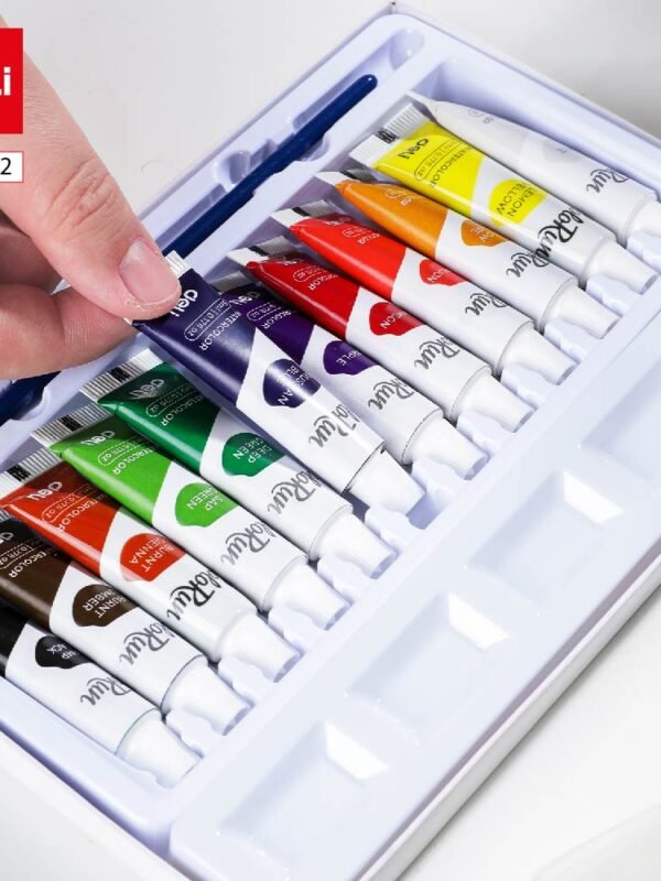 ديلي تلوين مائي عصارة 5 مل - 12 لون - مع فرشاة EC18-12