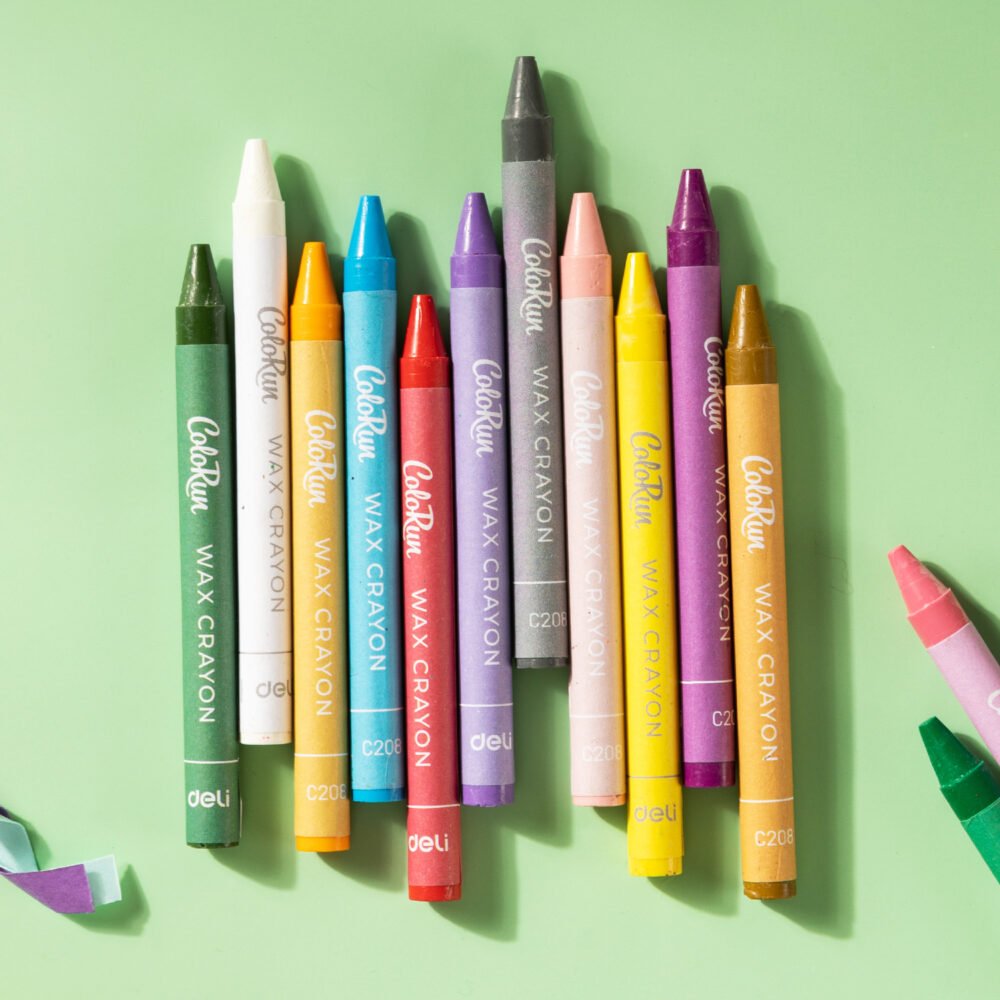 ديلي أقلام تلوين شمع دائري - كالاران - 12 لون EC20800