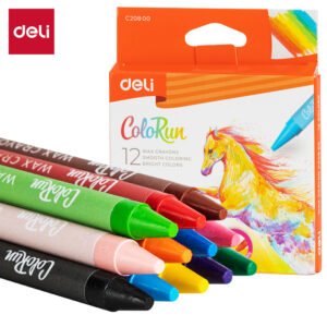 ديلي أقلام تلوين شمع دائري - كالاران - 12 لون EC20800