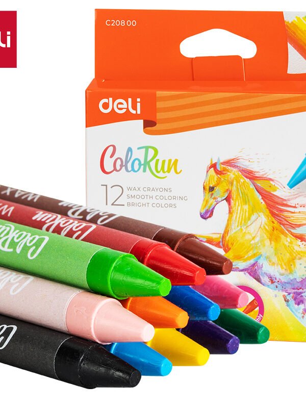 ديلي أقلام تلوين شمع دائري - كالاران - 12 لون EC20800