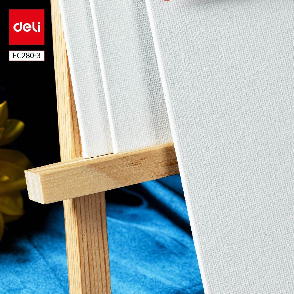 EC280-3 (1) ديلي لوحة كانفاس - قياس 30*20 سم - 100% قطن - أبيض - EC280-3