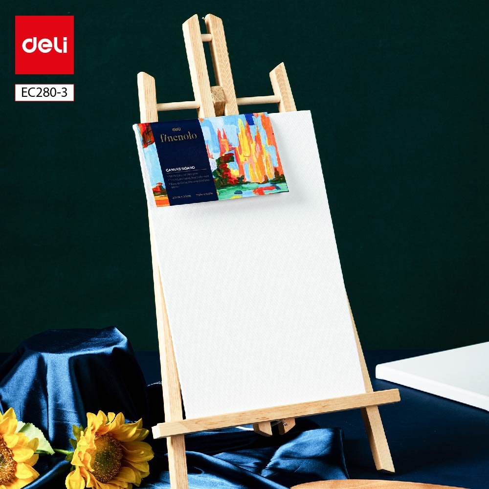 ديلي لوحة كانفاس - قياس 30*20 سم - 100% قطن - أبيض - EC280-3